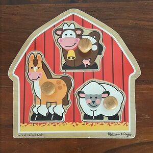 Melissa & Doug Red Barn Animal Puzzle